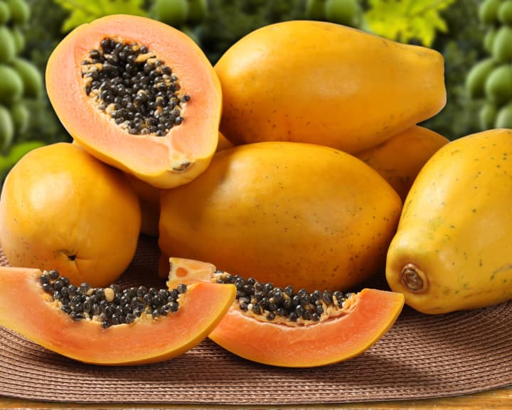 Baked Stuffed Papaya