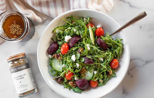Beet Salad With Goat Cheese and Tuscan Vinaigrette