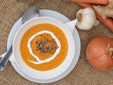Carrot-Ginger Soup with Grains of Paradise