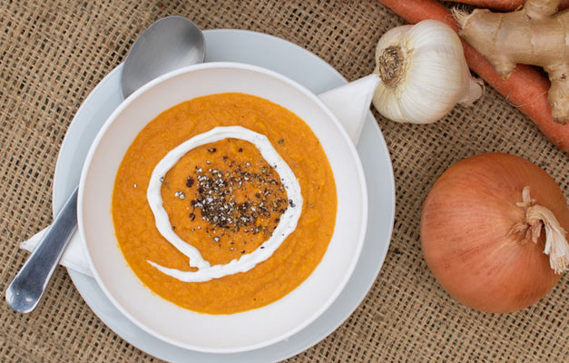 Carrot-Ginger Soup with Grains of Paradise