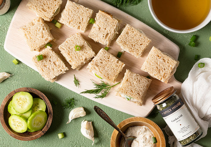 Dairy-Free Cucumber Tea Sandwiches