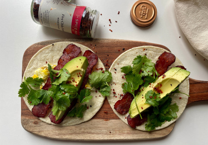 Five Chile Breakfast Tacos
