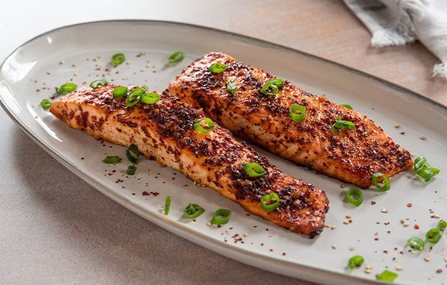 Gochugaru-Maple Glazed Salmon