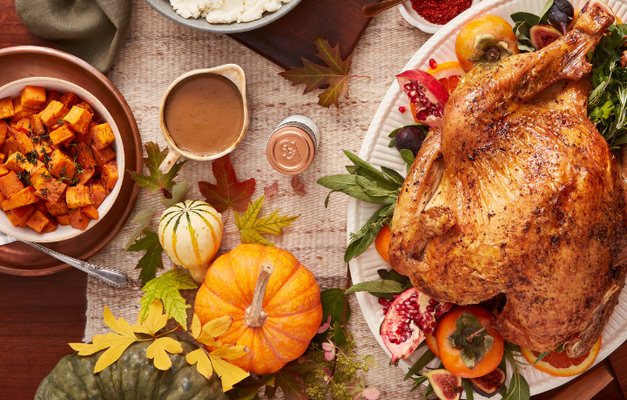 Herb Roasted Turkey with Porcini Mushroom Gravy