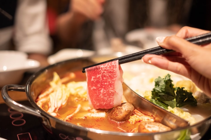 Hot Pot with three sauces