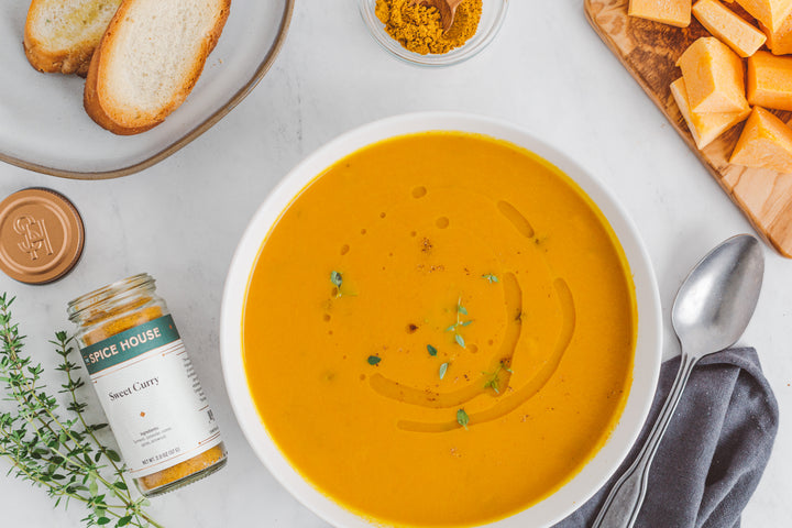 Curried Butternut Squash Soup