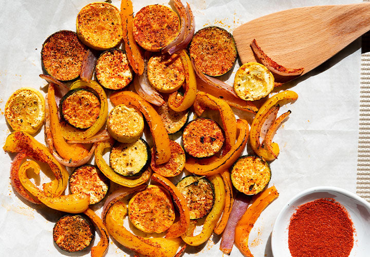 Kashmiri Sheet Pan Roasted Vegetables