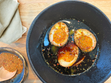 Kimchi Soy Braised Eggs