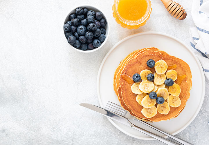 Lavender Almond Flour Pancakes