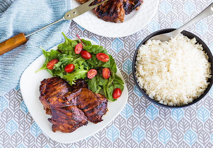 Moroccan Grilled Chicken Thighs