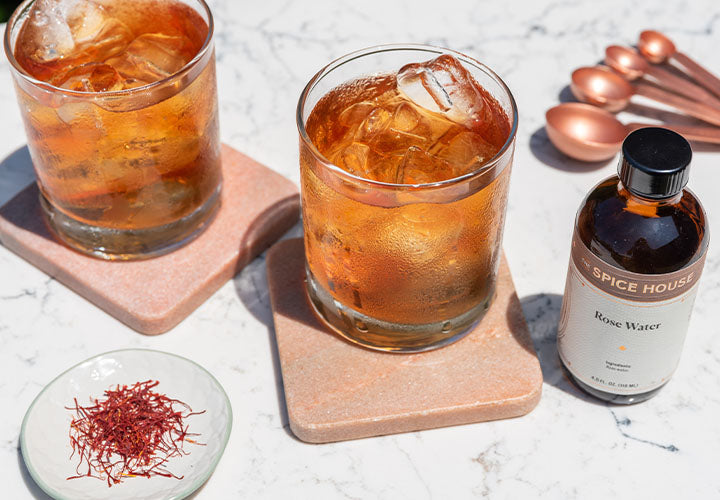 Saffron &amp; Rose Water Iced Tea Recipe - The Spice House