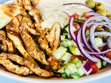 Sheet Pan Shawarma Chicken with Spiced Tahini Sauce
