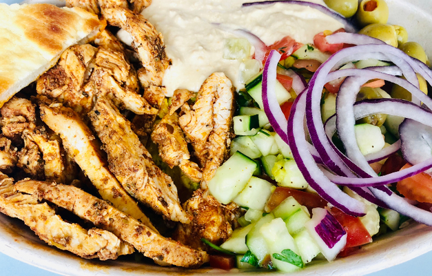 Sheet Pan Shawarma Chicken with Spiced Tahini Sauce