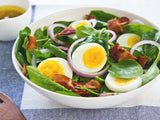 Spinach Salad with Hot Bacon Dressing