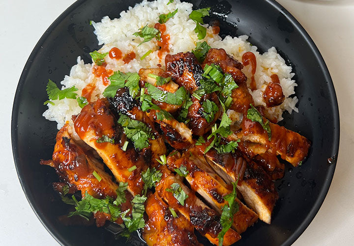 Sweet & Spicy Chicken Thighs