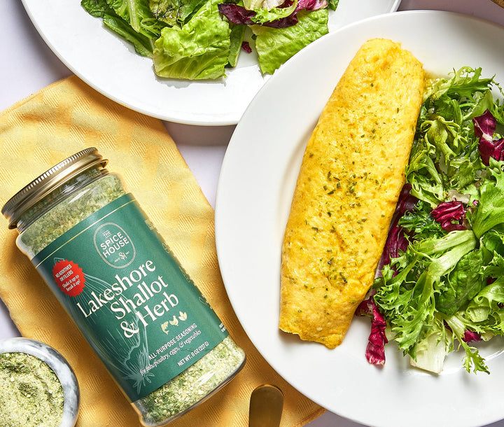Lakeshore Shallot and Herb French Omelette