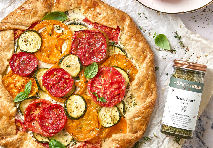 Tomato & Zucchini Tart