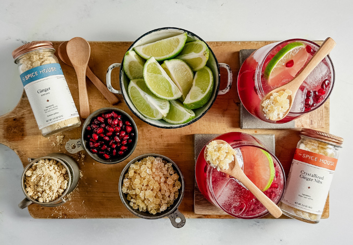 Ginger Pomegranate Cocktail