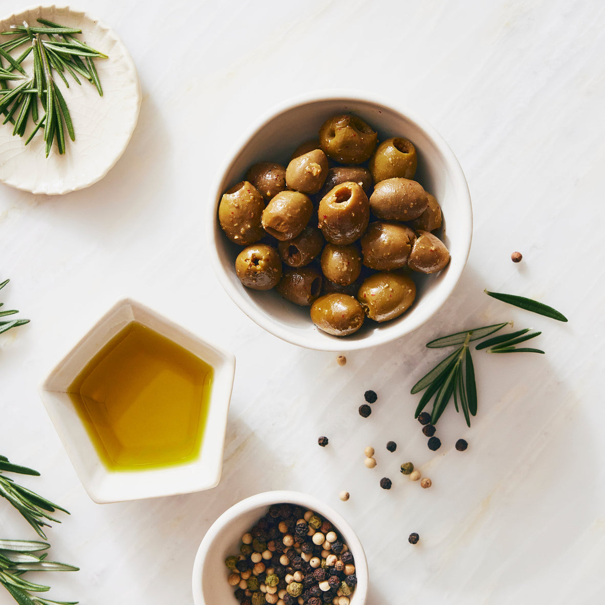 Kosterina Coriander and Pink Pepper Green Olives