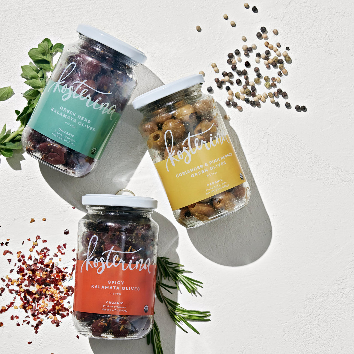 Kosterina Snacking Olives Trio