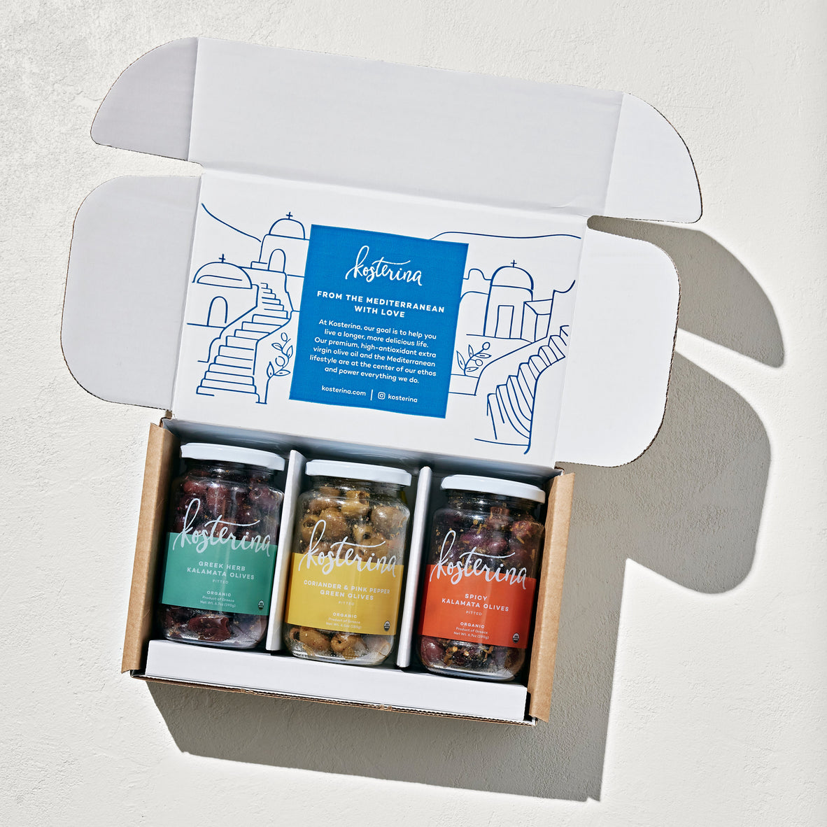 Kosterina Snacking Olives Trio