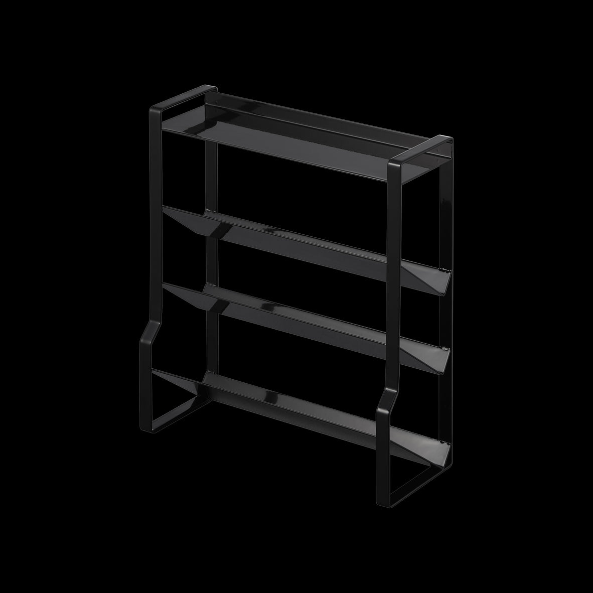 Four-Tier Slim Spice Rack - Steel