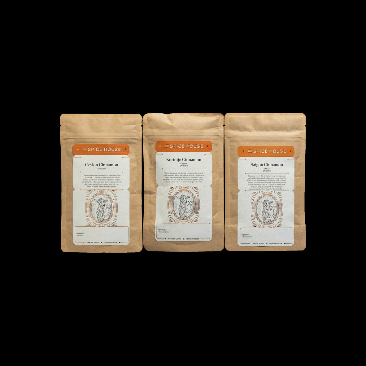 Spice House Cinnamon Variety Flatpacks