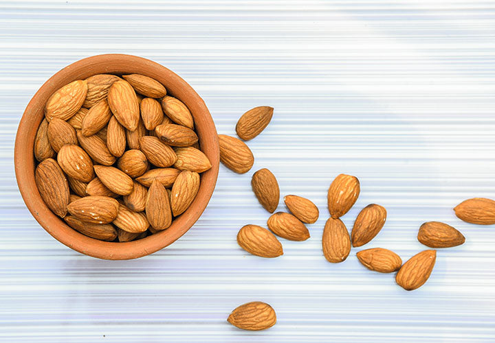 Almonds in a bowl