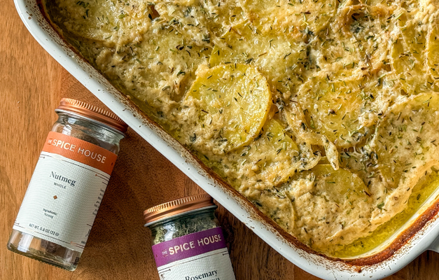 Herb-Infused Au Gratin Potatoes