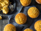 Garlic Pepper Cornbread Muffins