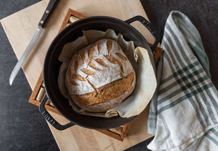 No Knead Dutch Oven Bread - Recipe
