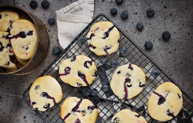 Blueberry Vanilla Sugar Cookies