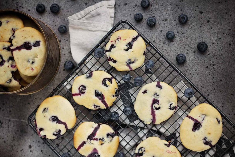 Blueberry Vanilla Sugar Cookies