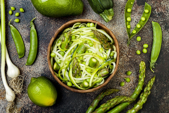 Carrot and Garlic Scape Salad