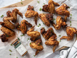 Chinese Five Spice Chicken Wings with Honey-Soy Dipping Sauce