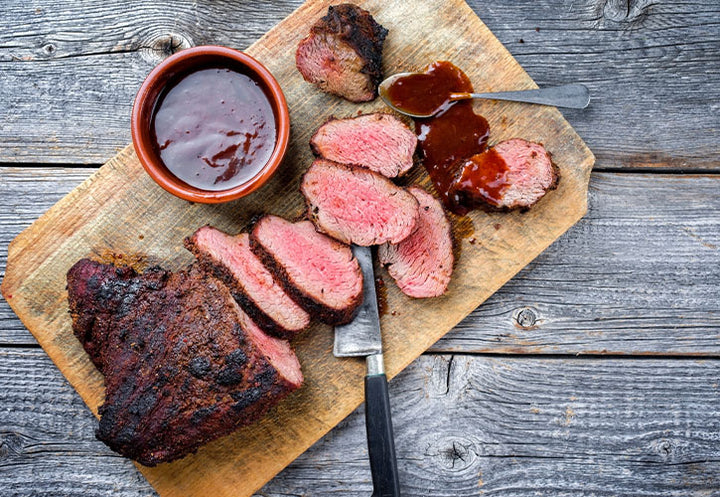 Steak Cutlets with Chipotle Glaze