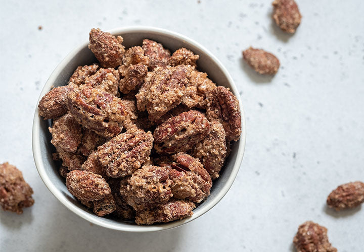 Cinnamon Maple Pecans