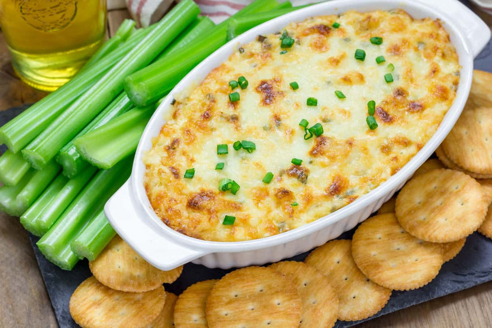 Crab Imperial in baking dish