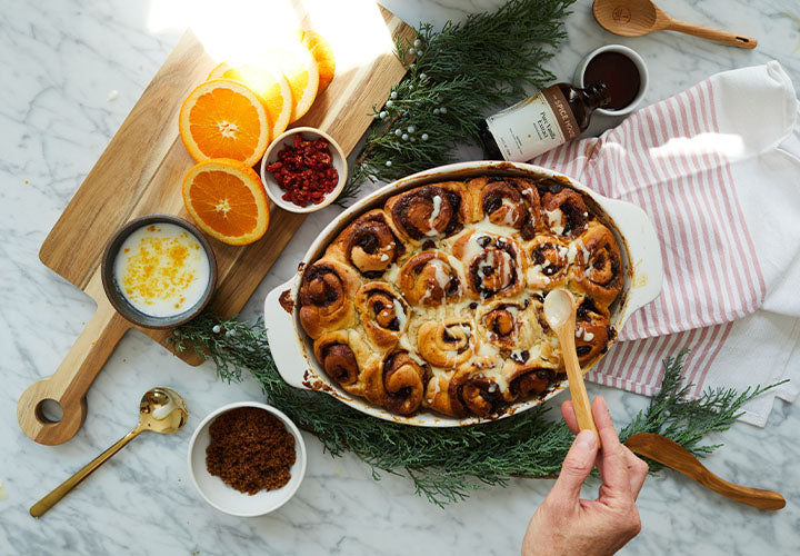 Cranberry Orange Cinnamon Rolls