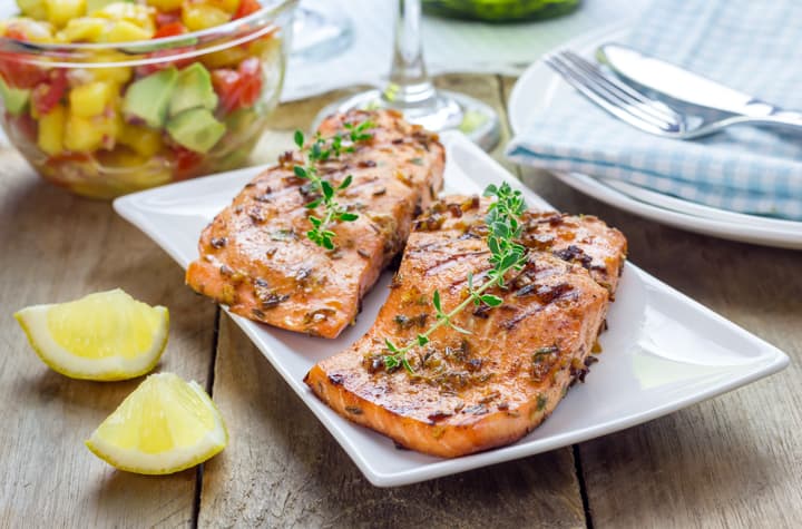 Cumin Dusted Salmon Fillets