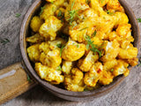 Curried Cauliflower with Brown Mustard Seeds