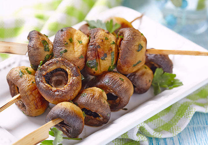 Easy Grilled Mushrooms