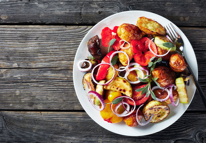 Farmer’s Market Roasted Vegetable Salad