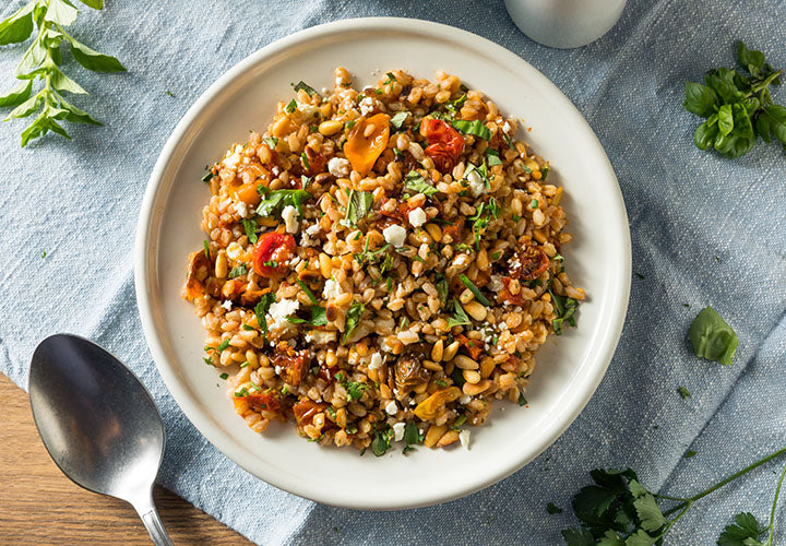 Farro and Roasted Vegetable Salad