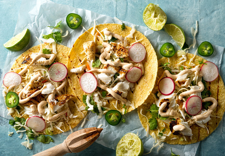 Citrusy Grilled Fish Tacos