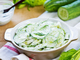 German Cucumber Salad with Sour Cream