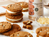 Gingersnap Cookie Sandwiches