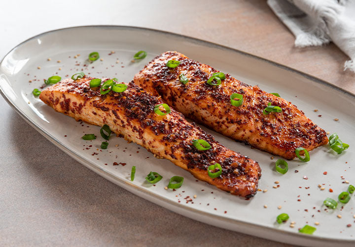 Gochugaru-Maple Glazed Salmon