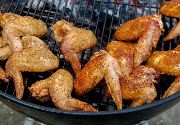 Grilled Maple Mesquite Chicken Wings