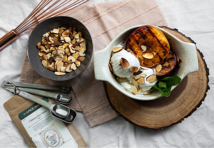 Grilled Stone Fruit Sundae